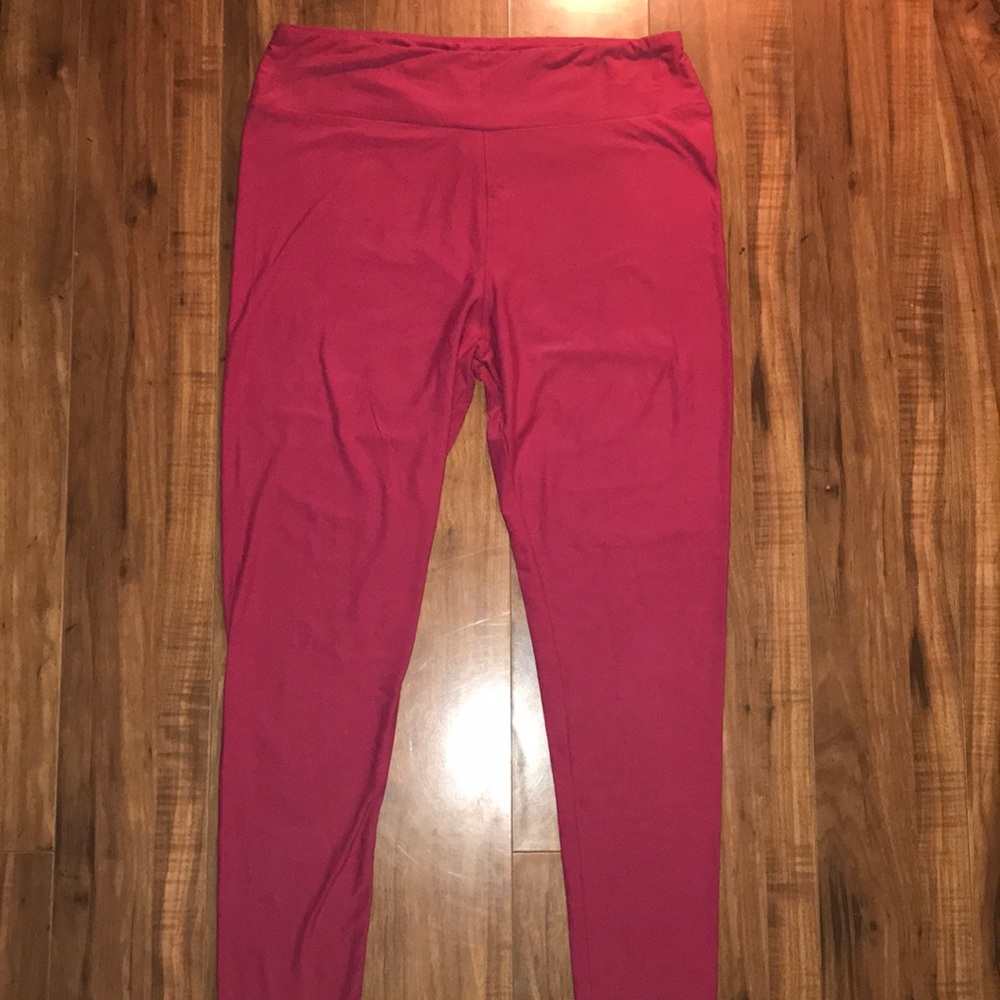 Lularoe Pink leggings Size XL Women